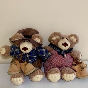 FINAL SALE!! 1980s Furskins Bears Dudley by Xavier Roberts Cabbage Patch Coleco